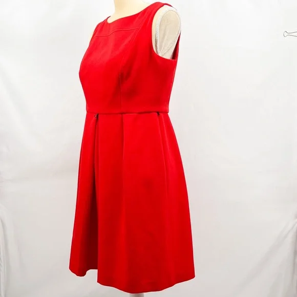 Adrianna Papell A Line Pleated Dress - Picture 3 of 10